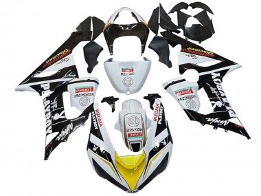 2005-2006 Kawasaki ZX6R Motorcycle Fairings - White Black Yellow Red Rizoma Playboy Canada Websites