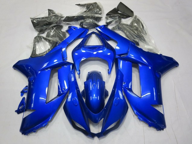 2007-2008 Kawasaki ZX6R Motorcycle Fairings - Blue Canada Websites