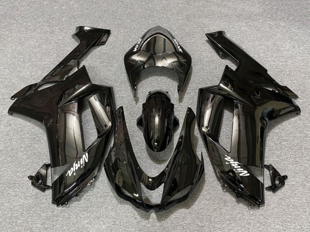 2007-2008 Kawasaki ZX6R Motorcycle Fairings - Black Canada Websites