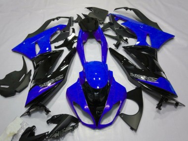 2007-2008 Kawasaki ZX6R Motorcycle Fairings - Blue Black White Canada Websites