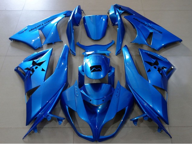 2007-2008 Kawasaki ZX6R Motorcycle Fairings - Metallic Blue Canada Websites