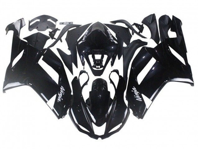 2007-2008 Kawasaki ZX6R Abs Motorcycle Fairings - Glossy Black Canada Websites