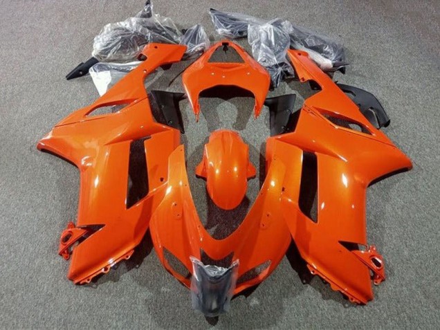 2007-2008 Kawasaki ZX6R Abs Motorcycle Fairings - Orange Canada Websites