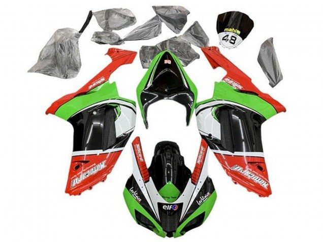 2007-2008 Kawasaki ZX6R Motorcycle Fairings - Red Green Black White Canada Websites