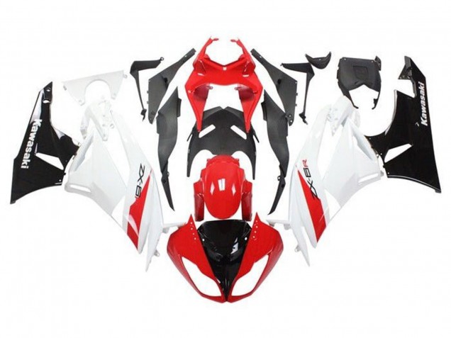 2009-2012 Kawasaki ZX6R Motorcycle Fairings - Red White Black Canada Websites