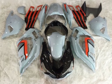 2013-2018 Kawasaki ZX6R Motorcycle Fairings - Nardo Grey Red Black Canada Websites