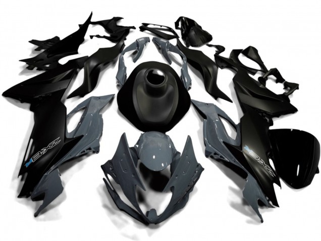 2019-2022 Kawasaki ZX6R Motorcycle Fairings - Matte Black Nardo Grey Canada Websites