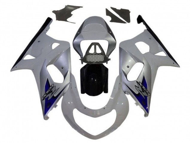 2000-2002 Suzuki GSXR1000 Motorcycle Fairings - White Silver Blue Black Canada Websites