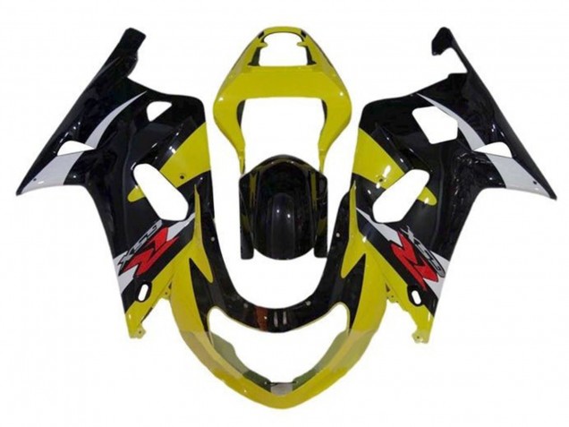 2000-2002 Suzuki GSXR1000 Motorcycle Fairings - Yellow Silver Glossy Black Red Canada Websites
