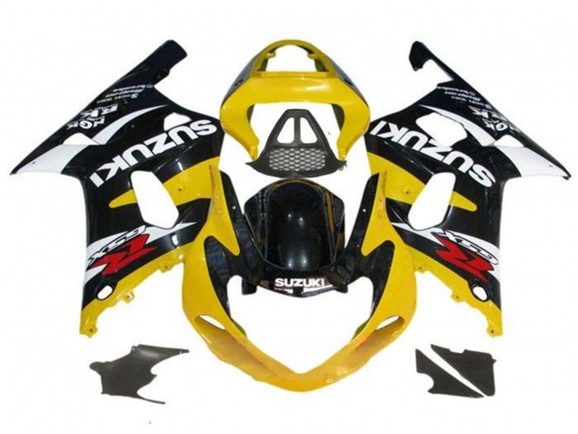2000-2002 Suzuki GSXR1000 Motorcycle Fairings - Yellow Glossy Black White Red Canada Websites