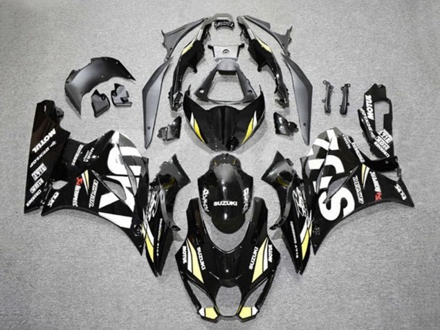 2017-2024 Suzuki GSXR1000 Motorcycle Fairings - Black White Yellow Canada Websites