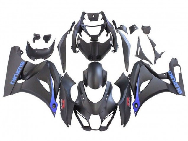 2017-2024 Suzuki GSXR1000 Motorcycle Fairings - Matte Black Blue Canada Websites