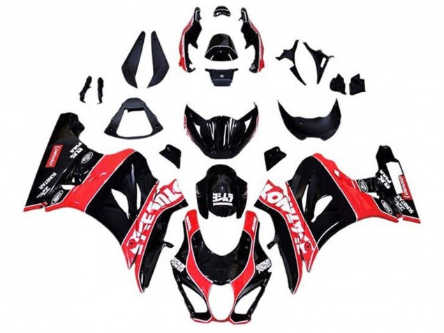 2017-2024 Suzuki GSXR1000 Motorcycle Fairings - Glossy Black Red White Pinstripe Canada Websites