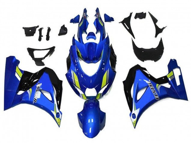 2017-2024 Suzuki GSXR1000 Motorcycle Fairings - Blue Green Black Ecstar Canada Websites