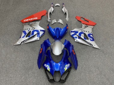 2017-2024 Suzuki GSXR1000 Motorcycle Fairings - Blue Silver Red Canada Websites