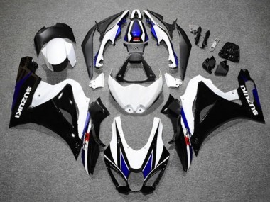 2017-2024 Suzuki GSXR1000 Motorcycle Fairings - White Blue Black Canada Websites