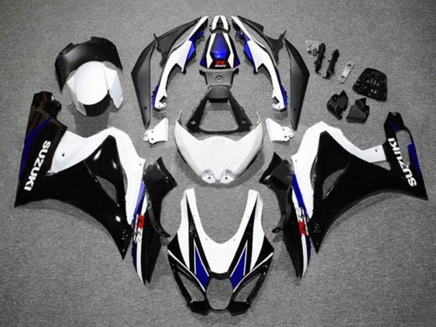 2017-2024 Suzuki GSXR1000 Motorcycle Fairings - White Blue Black Canada Websites