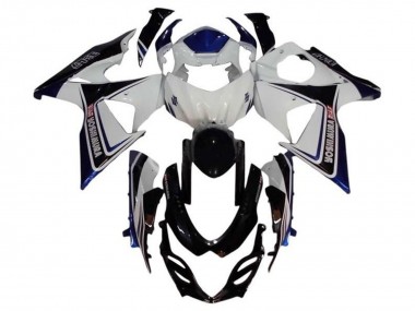 2009-2016 Suzuki GSXR 1000 Motorcycle Fairing - White Blue Black Yoshimura Canada Websites