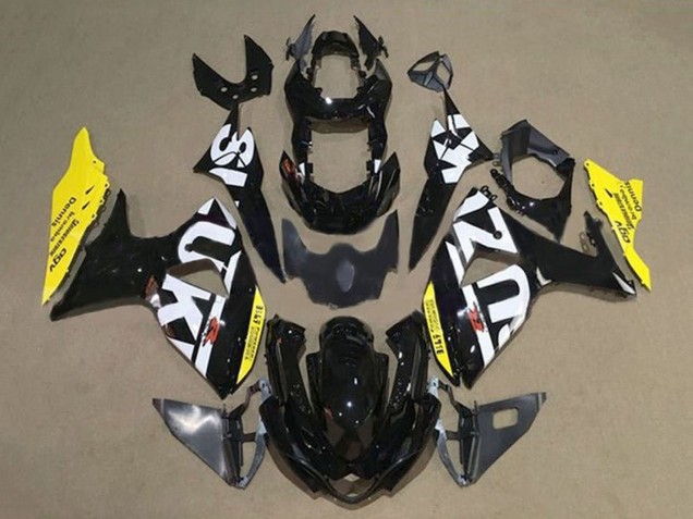 2009-2016 Suzuki GSXR 1000 Motorcycle Fairings - Black White Yellow Canada Websites