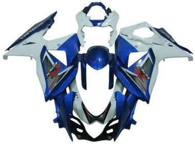2009-2016 Suzuki GSXR 1000 Bike Fairings - White Blue Silver Canada Websites