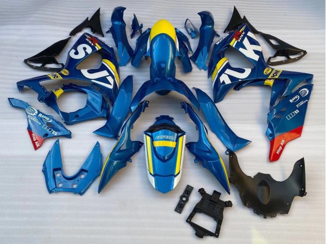 2009-2016 Suzuki GSXR 1000 Motorcycle Fairings - Blue Yellow White Red Canada Websites