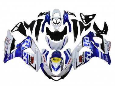 2009-2016 Suzuki GSXR 1000 Motorcycle Fairings - White Blue Yellow Black Tyco Canada Websites