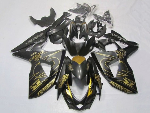 2009-2016 Suzuki GSXR 1000 Motorcycle Fairings - Black Gold Tribal Canada Websites