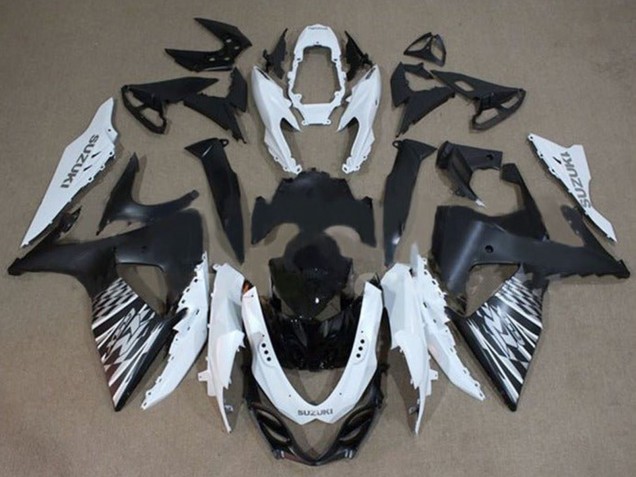 2009-2016 Suzuki GSXR 1000 Motorcycle Fairings - White Black Silver Checker Canada Websites