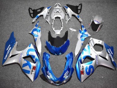 2009-2016 Suzuki GSXR 1000 Motorcycle Fairings - Silver Blue Canada Websites