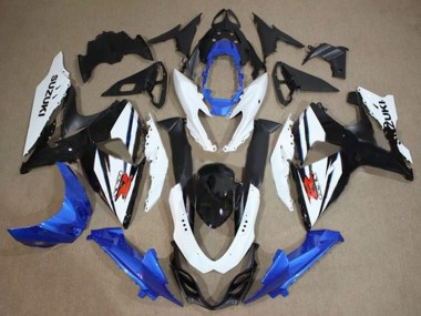 2009-2016 Suzuki GSXR 1000 Motorcycle Fairings Kit - White Blue Black Canada Websites