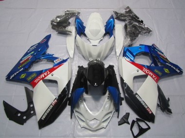 2009-2016 Suzuki GSXR 1000 Motorcycle Fairings - White Blue Red Black TaMobil Canada Websites