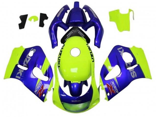 1996-2000 Suzuki GSXR 600 / GSXR 750 Motorcycle Fairings - Blue Yellow Canada Websites