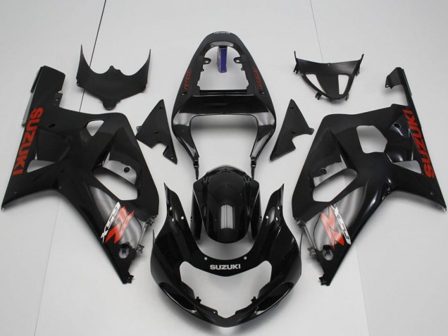 2001-2003 Suzuki GSXR 600 / GSXR 750 Motorcycle Fairings - Glossy Black Red Canada Websites