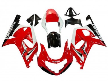 2001-2003 Suzuki GSXR 600 / GSXR 750 Motorcycle Fairings - Red White Glossy Black Canada Websites