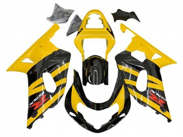 2001-2003 Suzuki GSXR 600 / GSXR 750 Motorcycle Fairings - Yellow Black Stripe Red Canada Websites