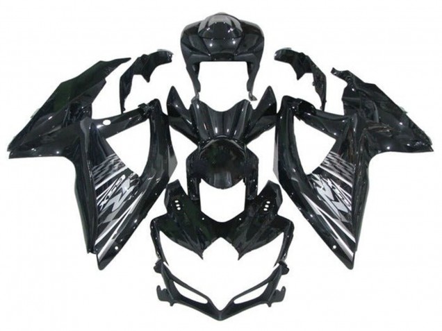 2008-2010 Suzuki GSXR 600 / GSXR 750 Motorcycle Fairings - Glossy Black Grey Canada Websites