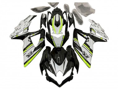 2008-2010 Suzuki GSXR 600 / GSXR 750 Motorcycle Fairings - White Green Glossy Black Canada Websites