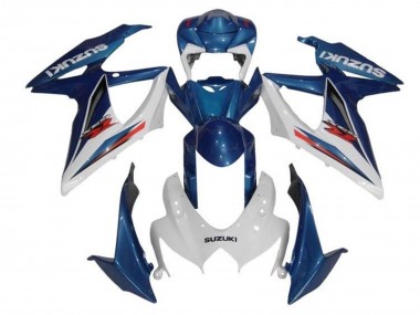 2008-2010 Suzuki GSXR 600 / GSXR 750 Motorcycle Fairings - Blue White Red Canada Websites