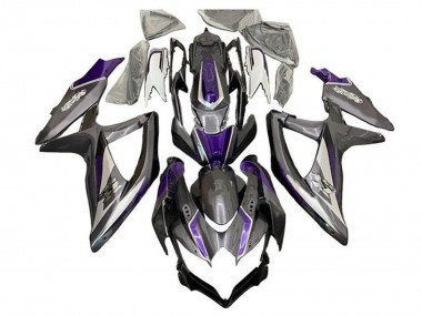 2008-2010 Suzuki GSXR 600 / GSXR 750 Motorcycle Fairings - Silver Grey Purple Canada Websites