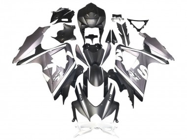2008-2010 Suzuki GSXR 600 / GSXR 750 Motorcycle Fairings - Silver White Matte Black Canada Websites