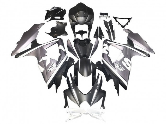 2008-2010 Suzuki GSXR 600 / GSXR 750 Motorcycle Fairings - Silver White Matte Black Canada Websites