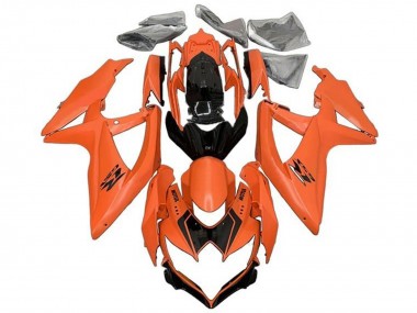 2008-2010 Suzuki GSXR 600 / GSXR 750 Motorcycle Fairings - Orange Glossy Black Canada Websites