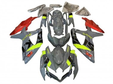 2008-2010 Suzuki GSXR 600 / GSXR 750 Motorcycle Fairings - Nardo Grey Neon Yellow Red Black Canada Websites