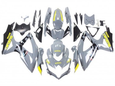 2008-2010 Suzuki GSXR 600 / GSXR 750 Motorcycle Fairings - Nardo Grey Yellow Black Canada Websites