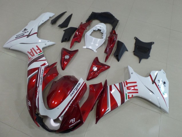 2011-2024 Suzuki GSXR 600 / GSXR 750 Motorcycle Fairings - Candy Red White Fiat Canada Websites