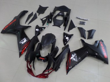 2011-2024 Suzuki GSXR 600 / GSXR 750 Motorcycle Fairings - Matte Black Glossy Black Red White Canada Websites