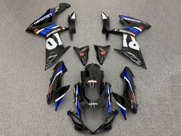 2011-2024 Suzuki GSXR 600 / GSXR 750 Motorcycle Fairings - Glossy Black Blue White Red Yoshimura Canada Websites