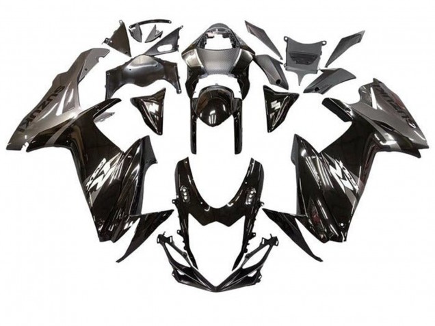 2011-2024 Suzuki GSXR 600 / GSXR 750 Motorcycle Fairings - Glossy Black Grey White Canada Websites