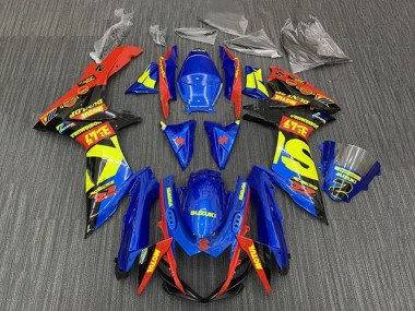 2011-2024 Suzuki GSXR 600 / GSXR 750 Motorcycle Fairings - Blue Red Yellow Black Canada Websites