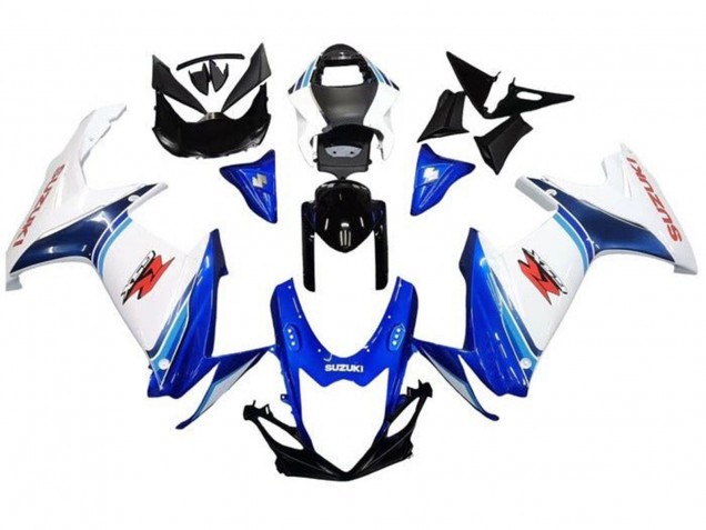 2011-2024 Suzuki GSXR 600 / GSXR 750 Motorcycle Fairings - White Blue Glossy Black Red Canada Websites